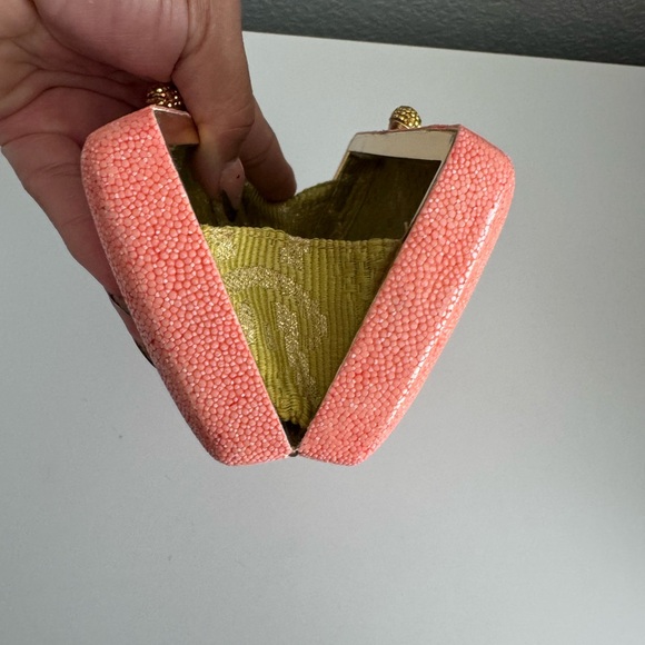 NWOT elegant KOTUR Shagreen Minaudiere stingray clutch - Picture 9 of 13